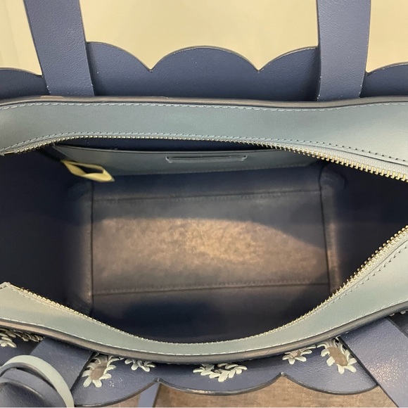 KATE SPADE Magnolia Street Mini Mina Eyelet Satchel - Pastel Blue - Picture 10 of 15